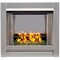 Duluth Forge Ventless Stainless Outdoor Gas Fireplace Insert With Reflective Emera DF450SS-G-REM - alternate 2